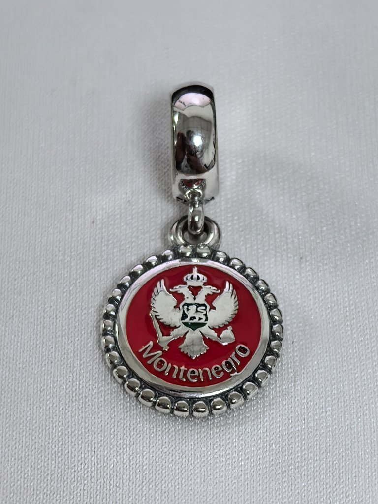 Pandora Montenegro Exclusive Charm Pendant, S925 Silver Jewelry